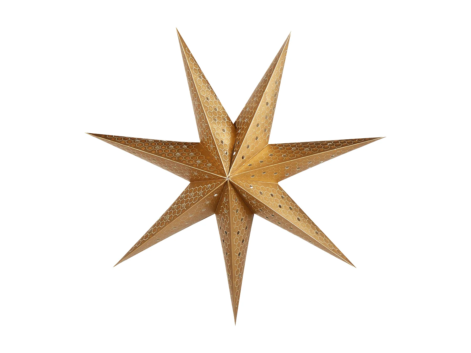 LED-Weihnachtsdekoration zum Aufhängen 4 Sterne aus Papier handgemacht mehrfarbig Kamet