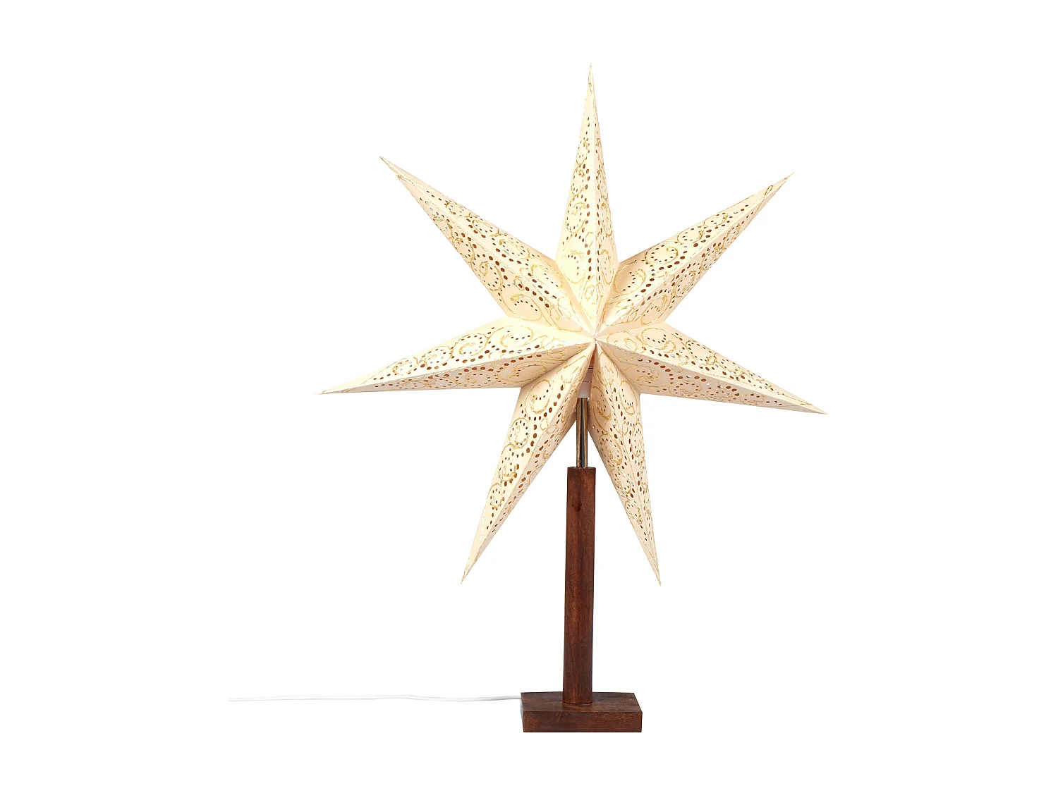 Lámpara decorativa en forma de estrella beige MANA