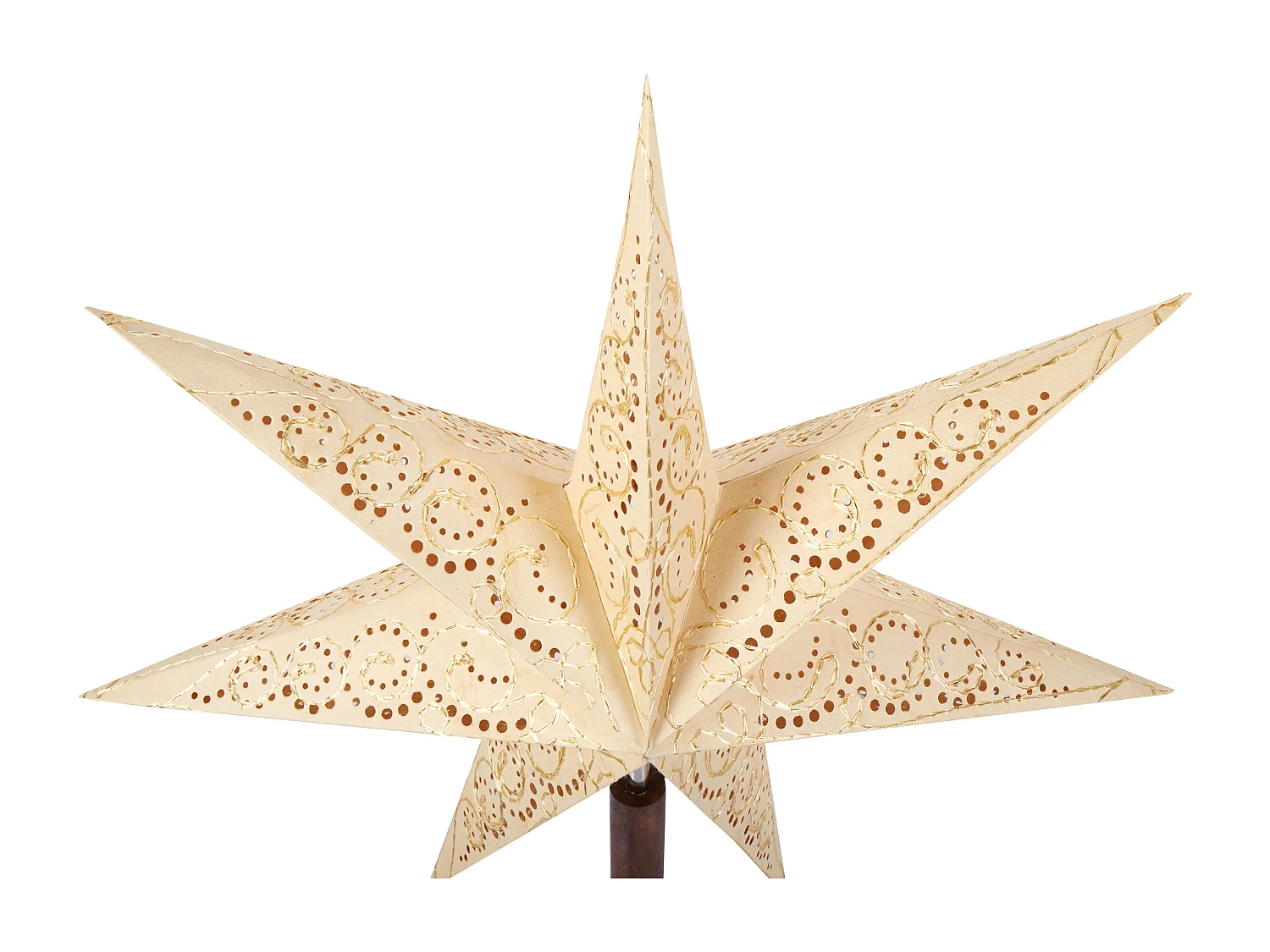 Lámpara decorativa en forma de estrella beige MANA
