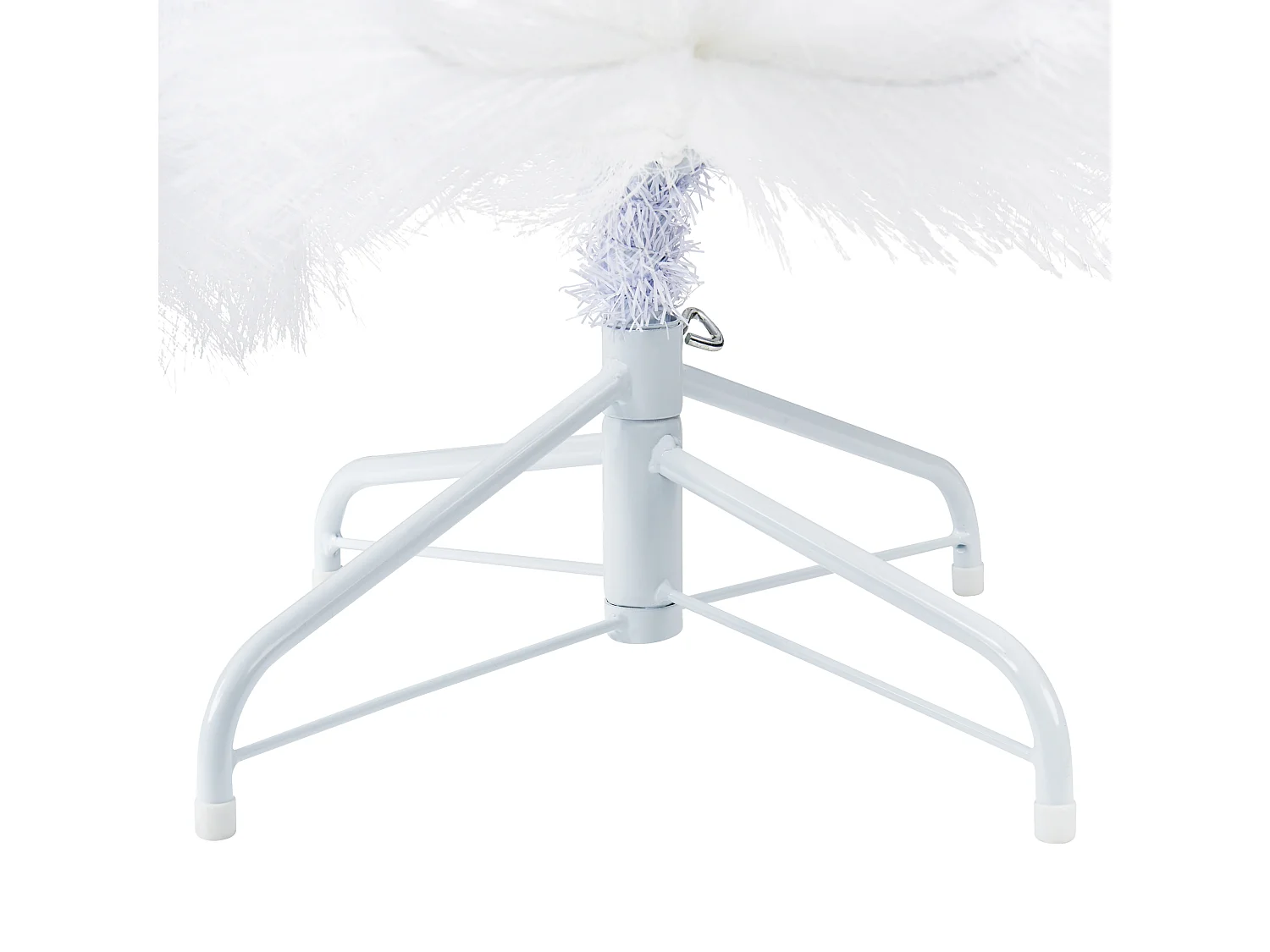 Künstlicher Weihnachtsbaum weiß 180 cm mit Ständer Tannenbaum Talbot