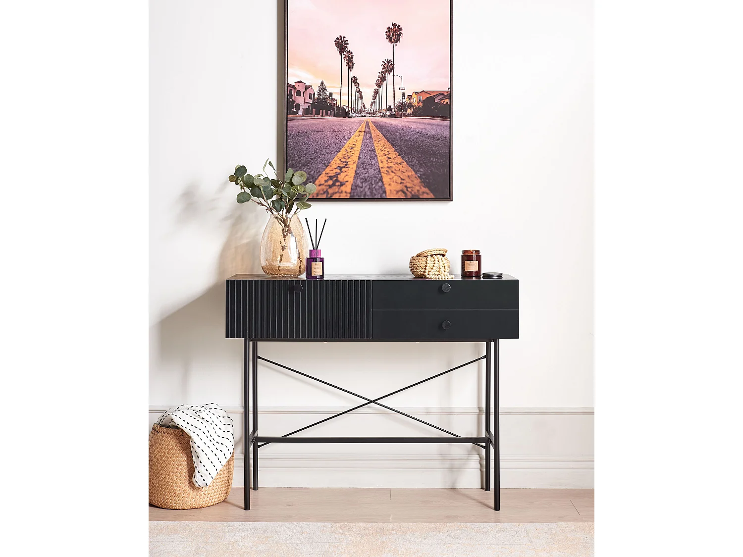 Consoletafel COVENTRY Zwart