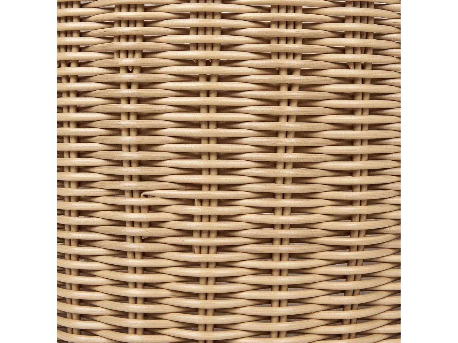 Set di 3 vasi per piante PENDULA Rattan sintetico 33/37/45 cm Naturale