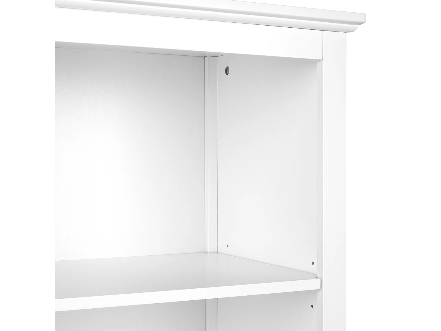 Glazen vitrinekast LUSBY 75 cm Wit