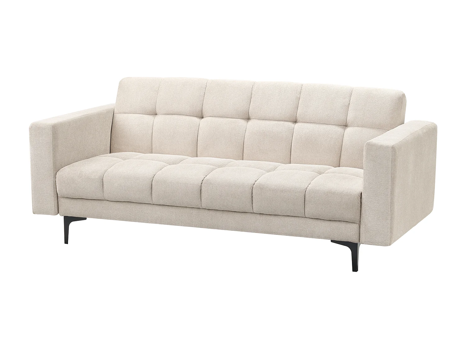 Canapé-lit 3 places ALNES Tissu Beige