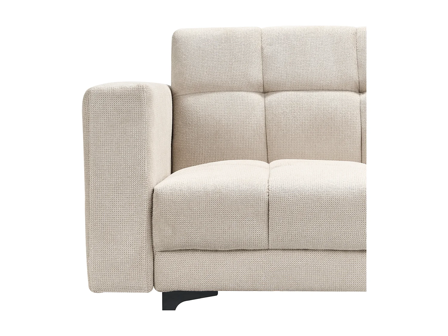 Canapé-lit 3 places ALNES Tissu Beige