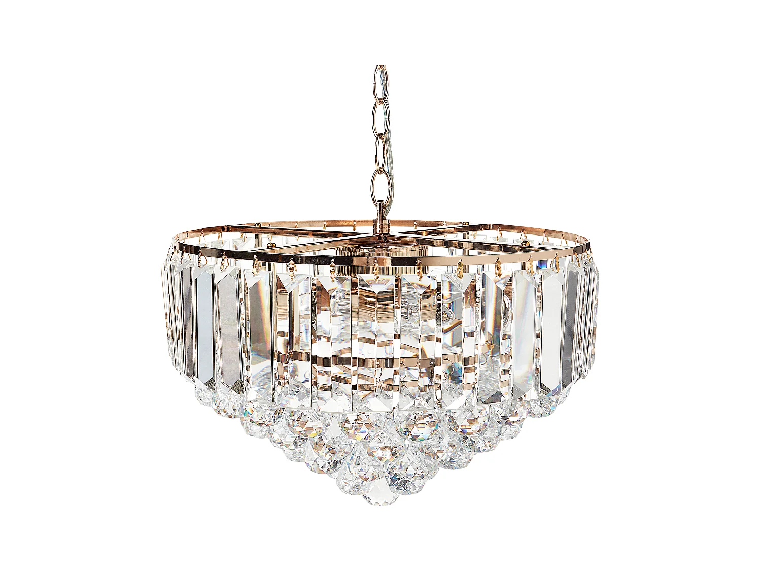 Lustre ACHEIRO S Cristal Doré