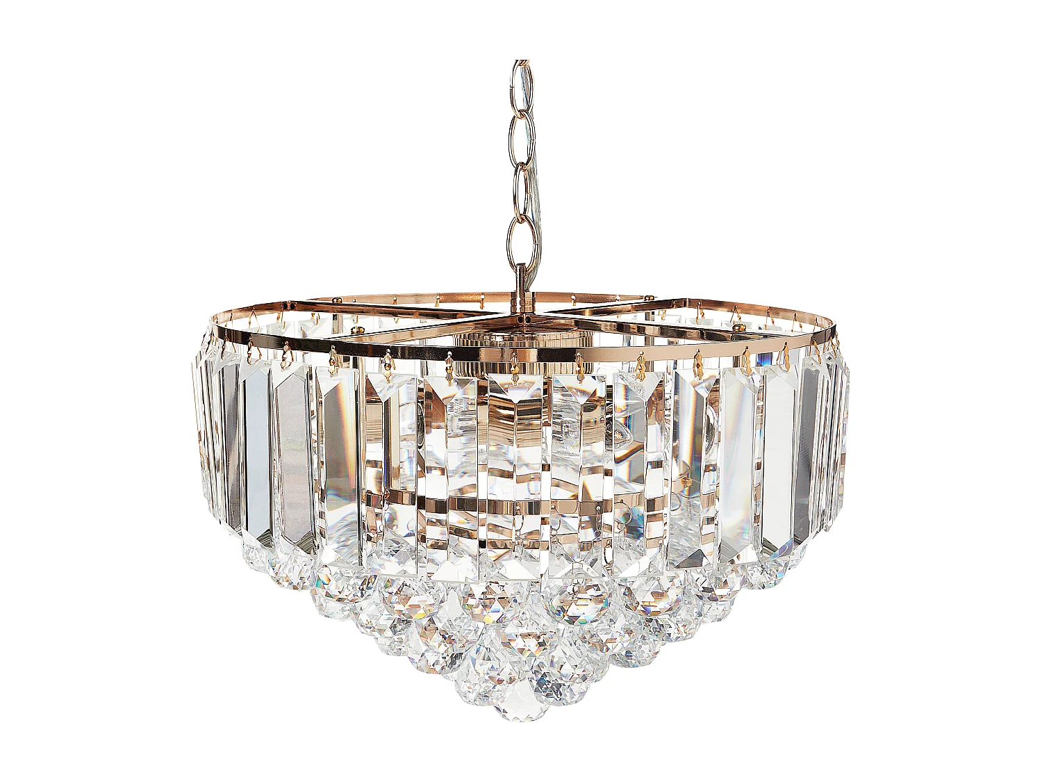 Lustre ACHEIRO S Cristal Doré