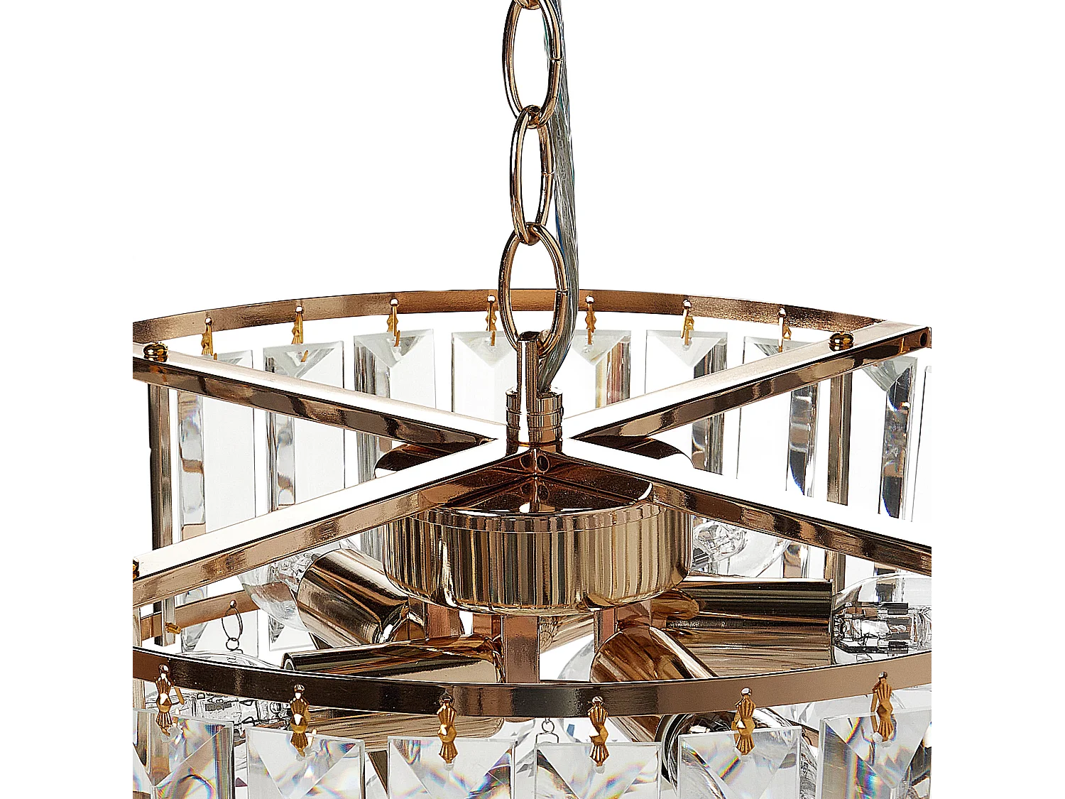 Lustre ACHEIRO S Cristal Doré