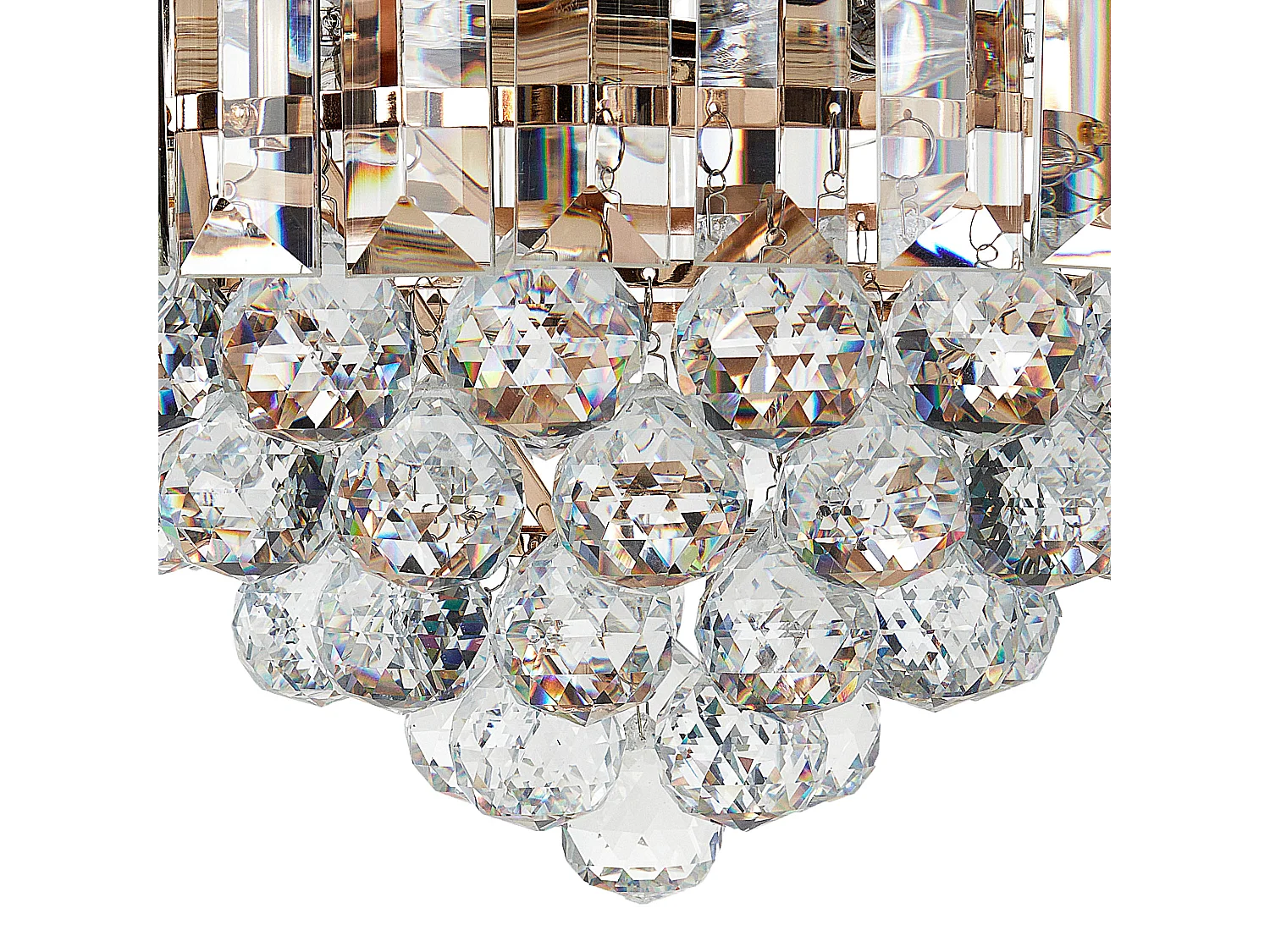 Lustre ACHEIRO S Cristal Doré