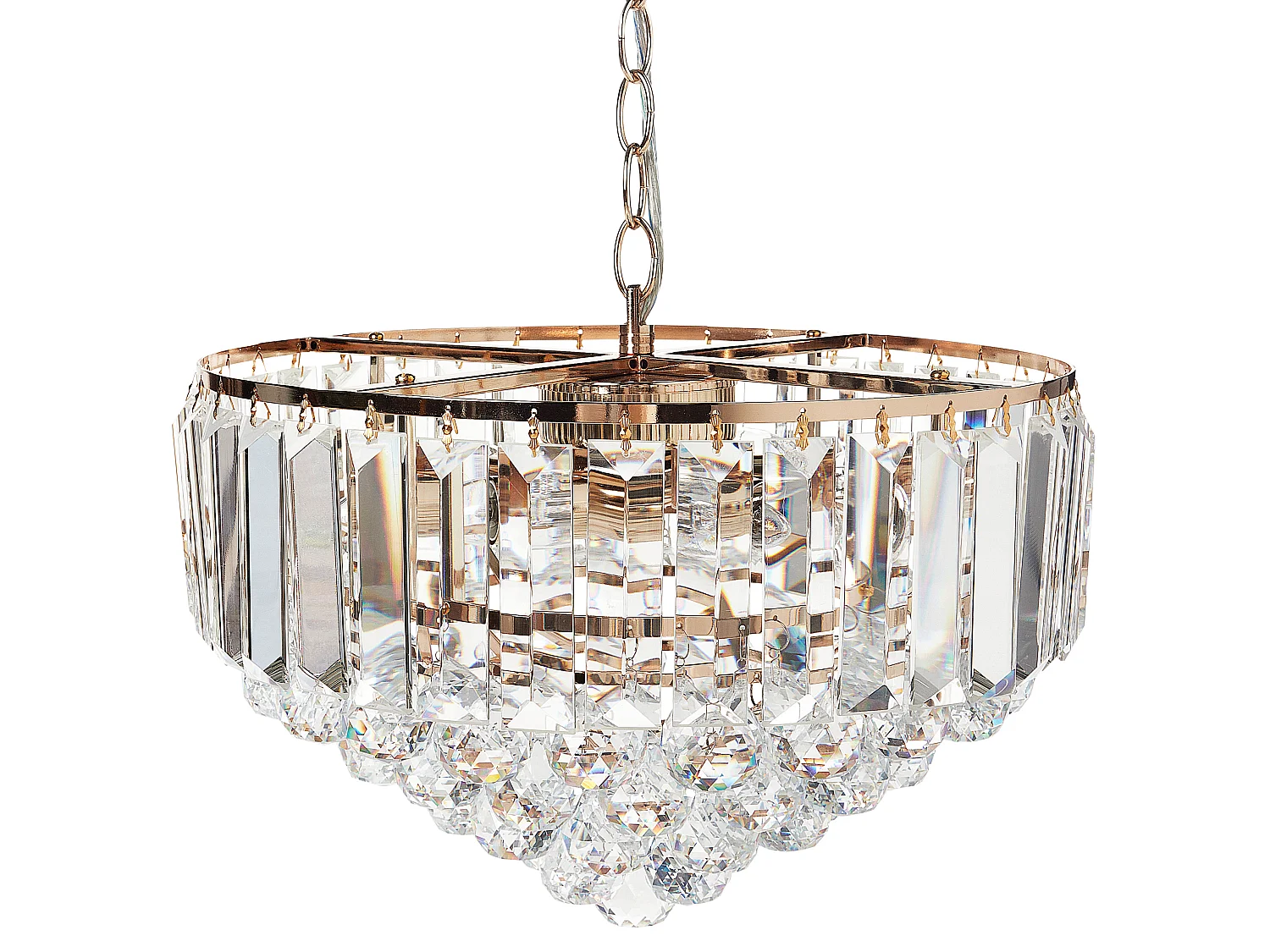 Chandelier ACHEIRO S Crystal Gold