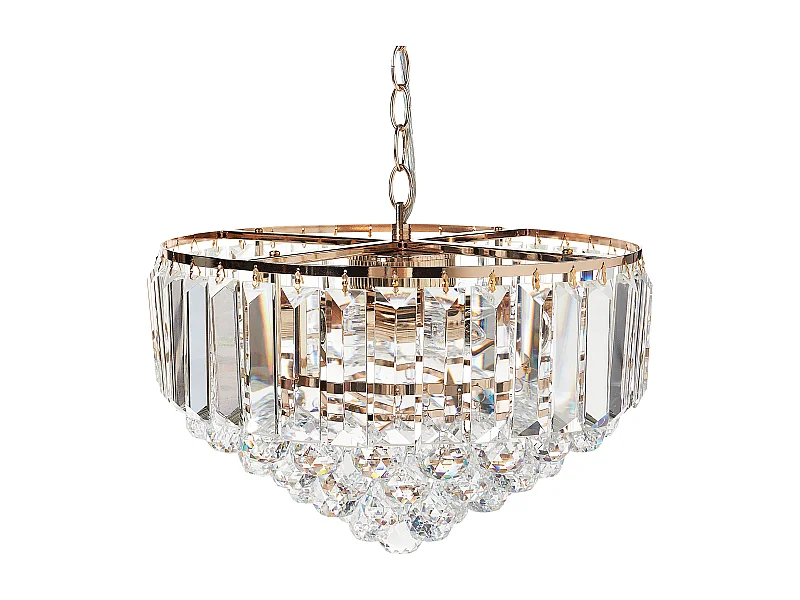 Lustre ACHEIRO S Cristal Doré