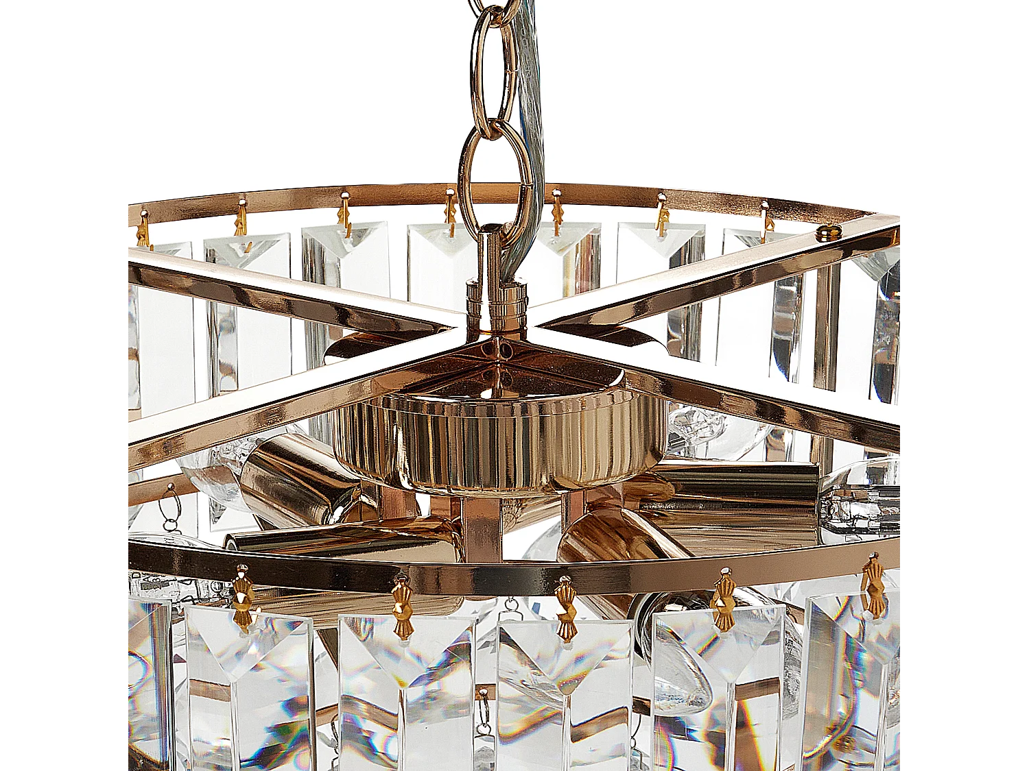 Lustre ACHEIRO L Cristal Doré