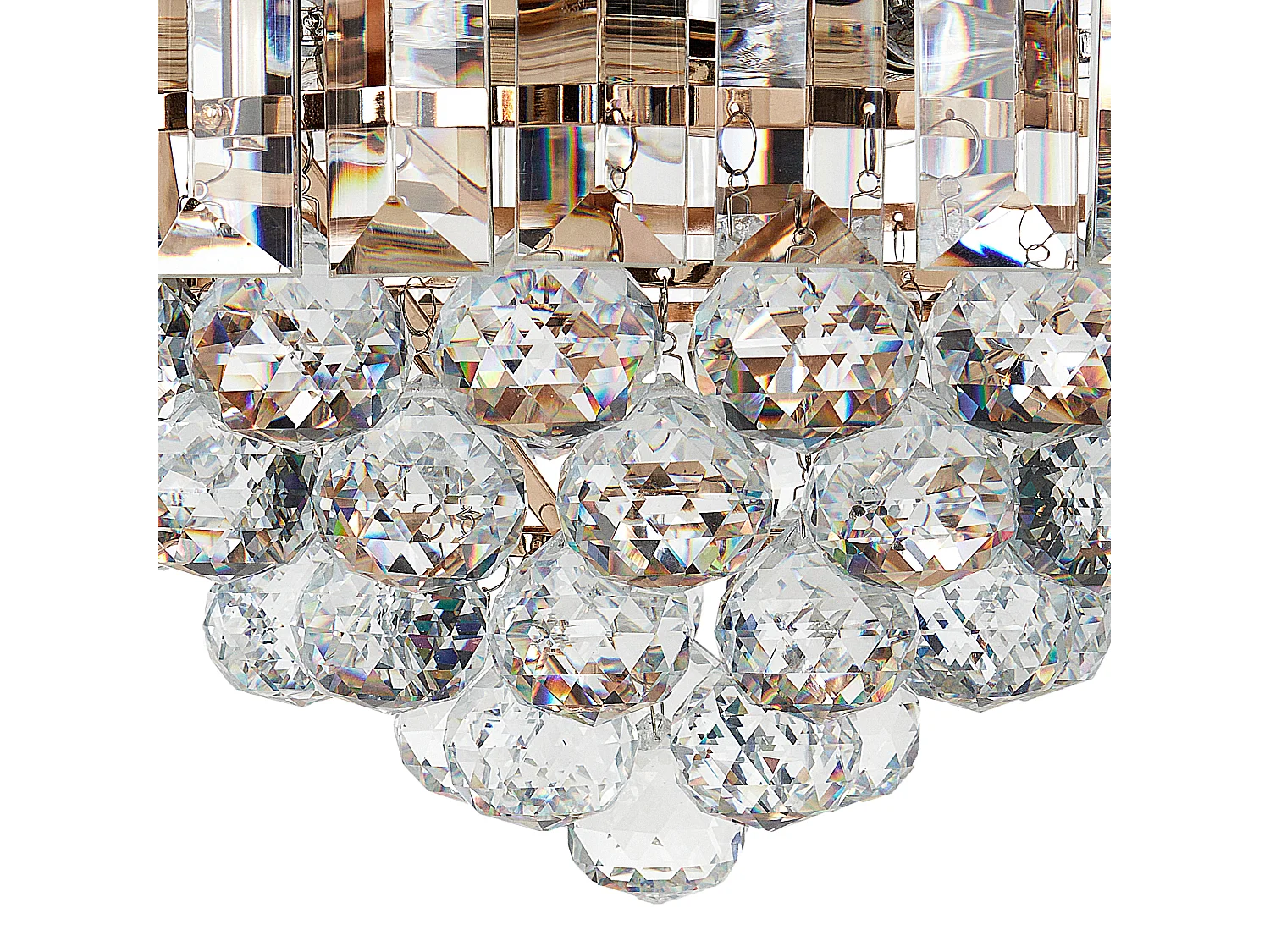 Lustre ACHEIRO L Cristal Doré