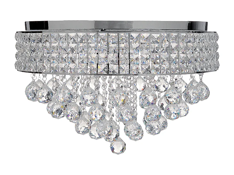 Lustre CEDEIRA Cristal Argenté