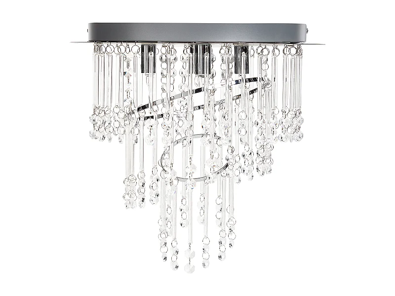 Lampadario ESMELLE L Cristallo Argento