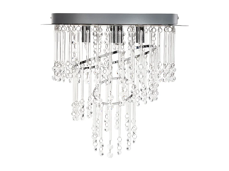 Lampadario ESMELLE S Cristallo Argento