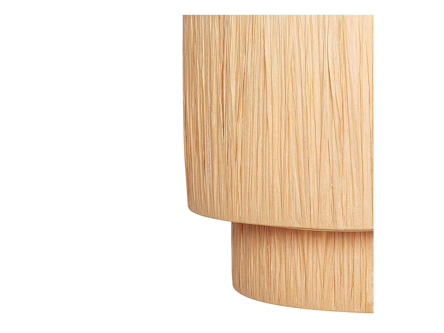 Hängelampe MAGECH Geflecht Naturfarben