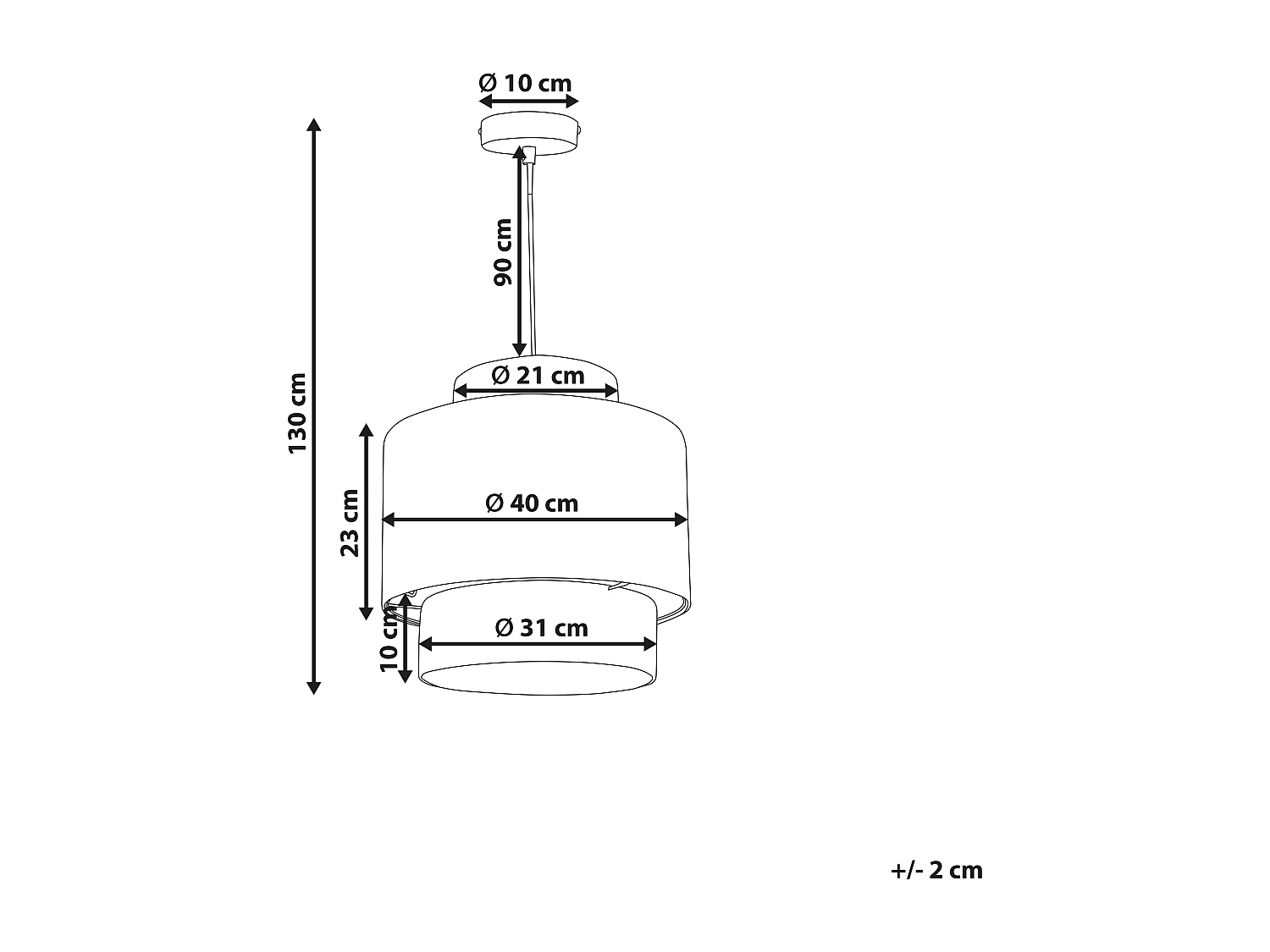 Lampe suspension MAGECH Osier Naturel