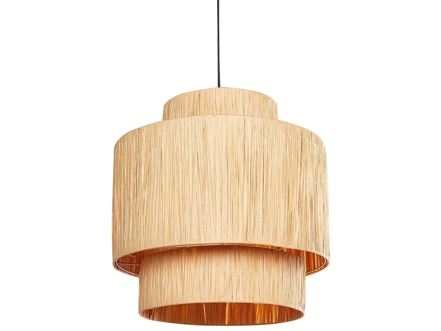Lampe suspension MAGECH Osier Naturel