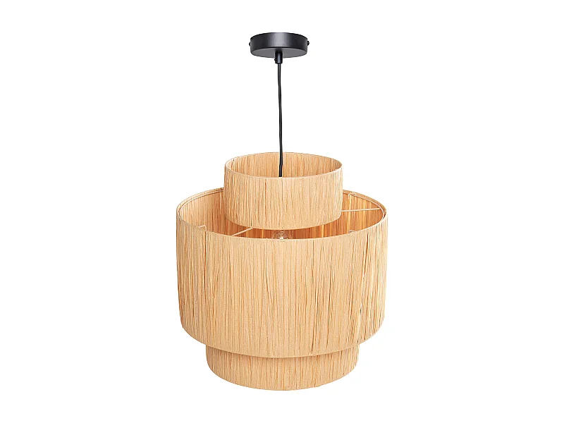 Lampe suspension MAGECH Osier Naturel
