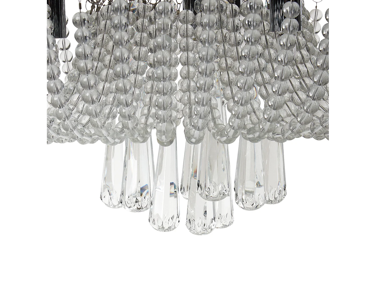 Lampadario DORNAS Cristallo Argento