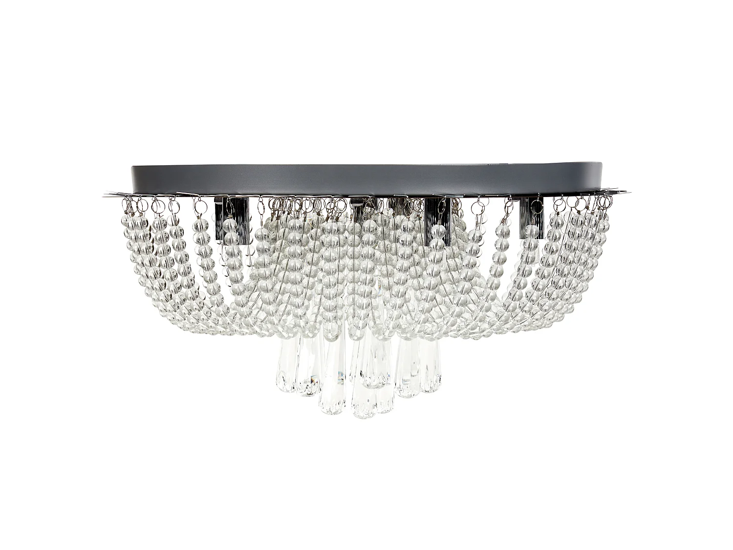Chandelier DORNAS Crystal Silver