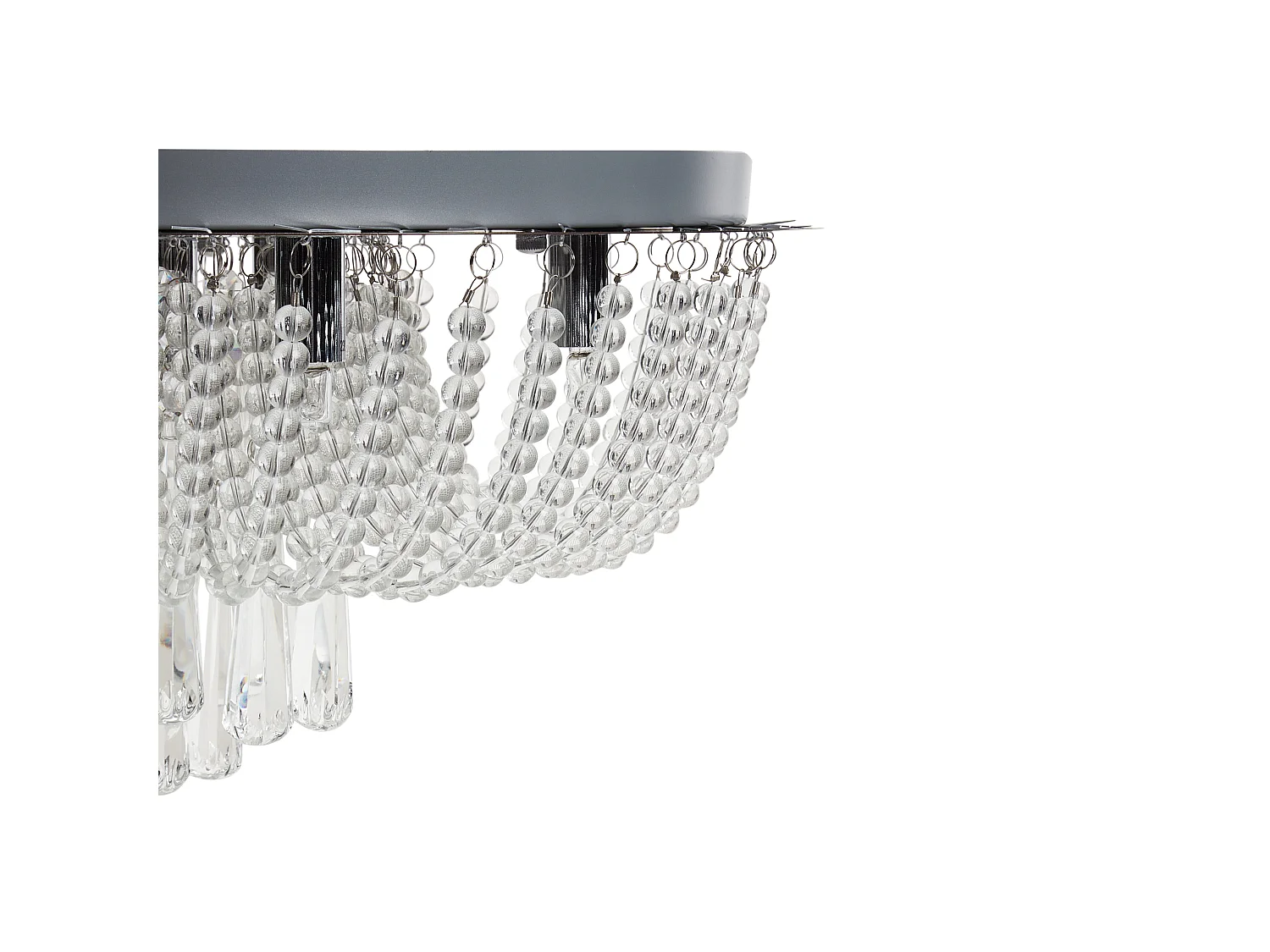 Chandelier DORNAS Crystal Silver
