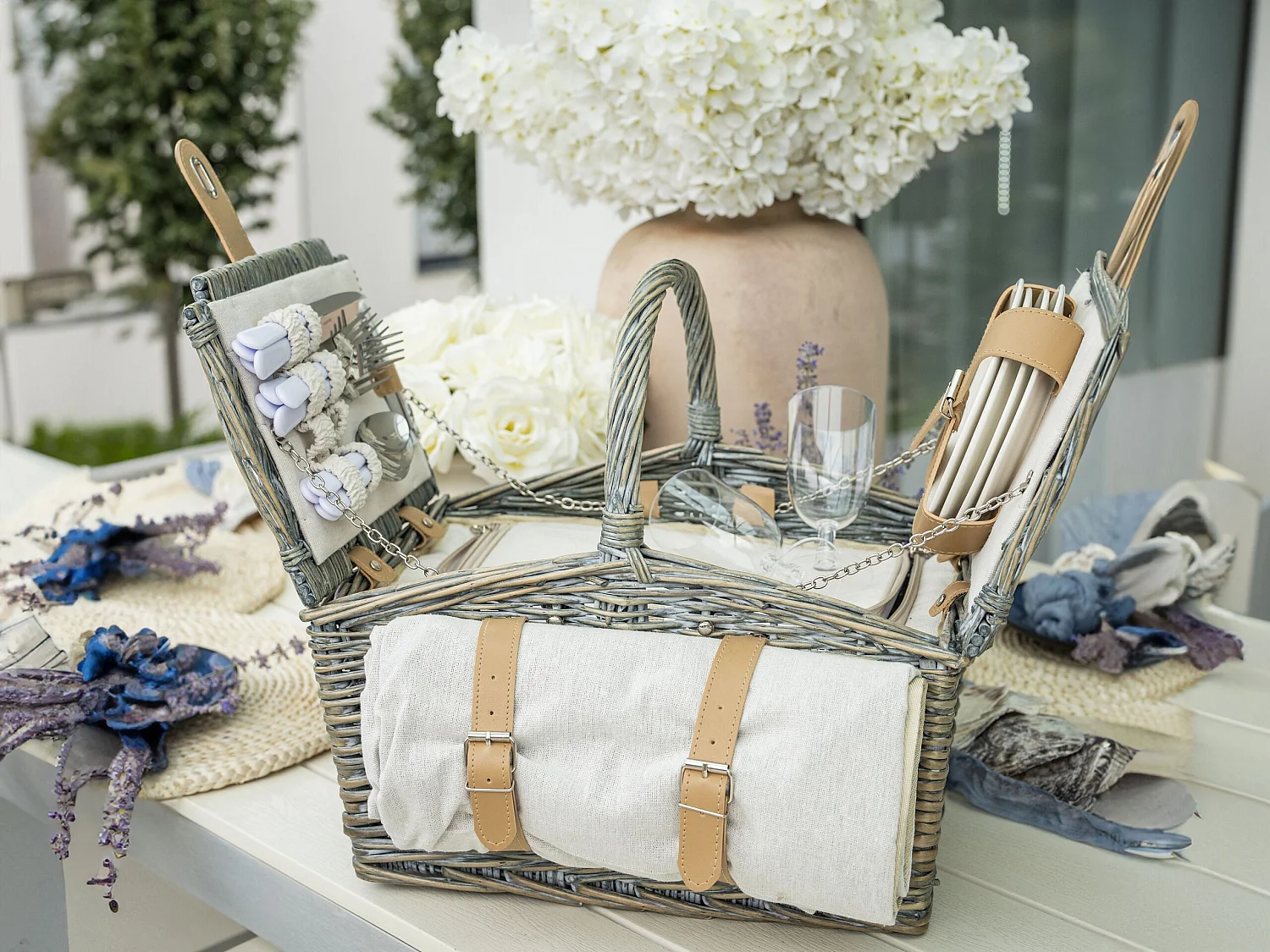 Picknickmand CANELE Wicker Bruin