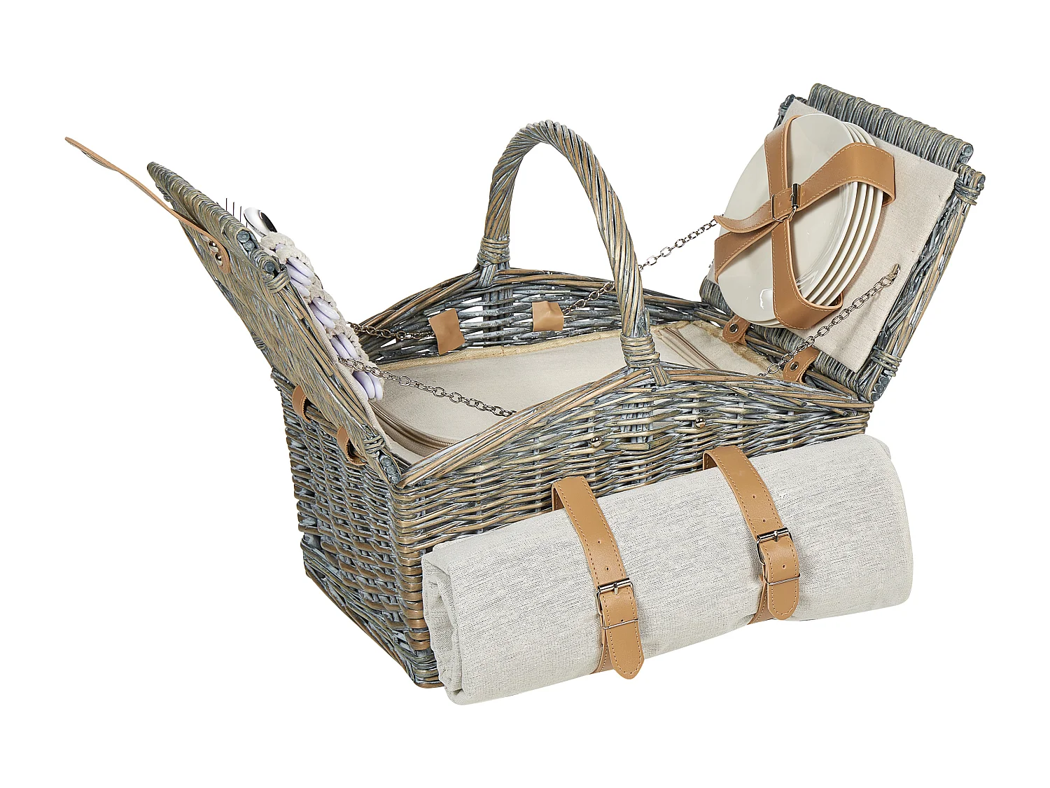 Picknickmand CANELE Wicker Bruin