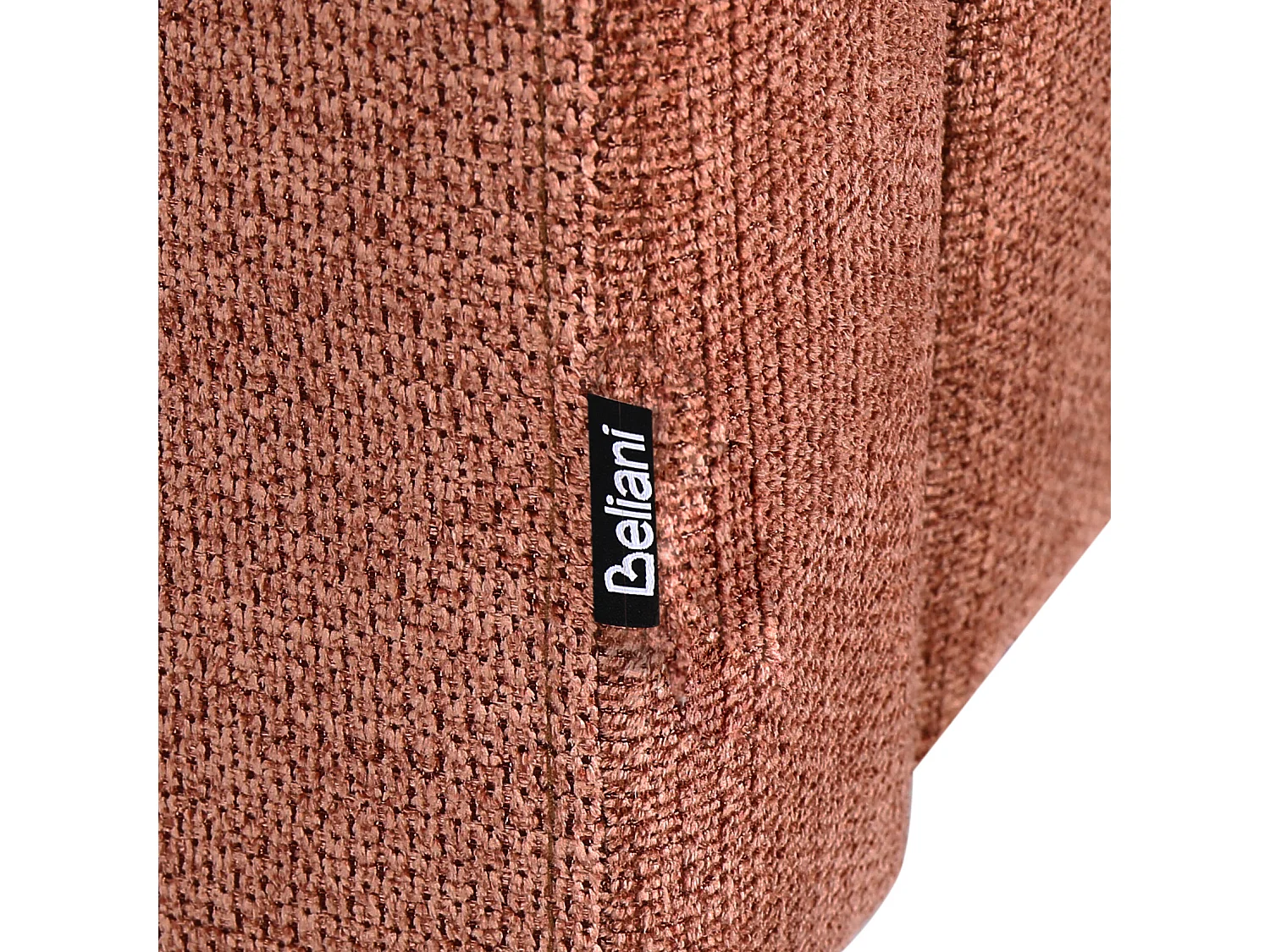 Chaise longue côté droit RIOM Tissu Rouge