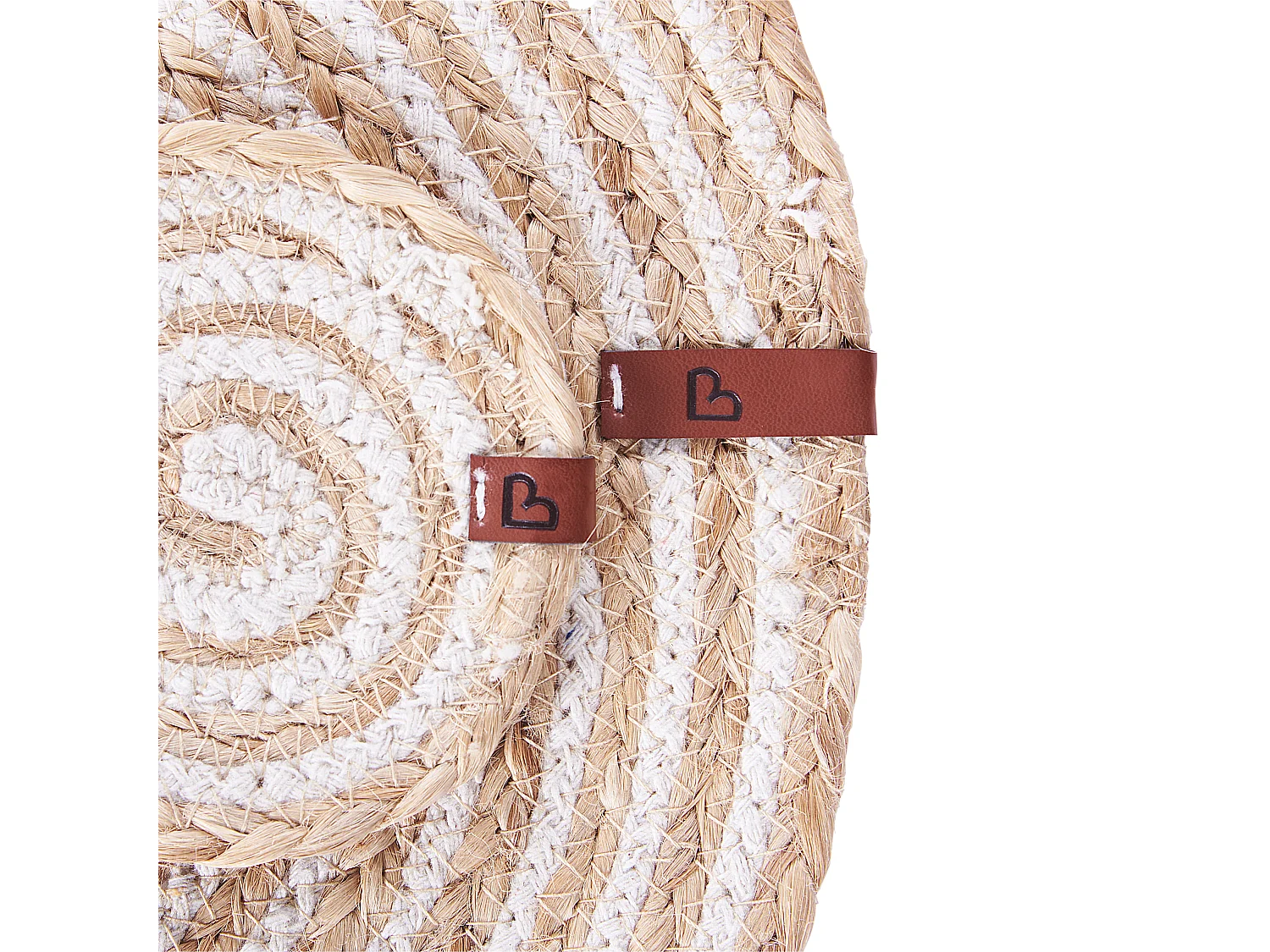 Ensemble sets de table et sous-verres QUININE Naturel Jute