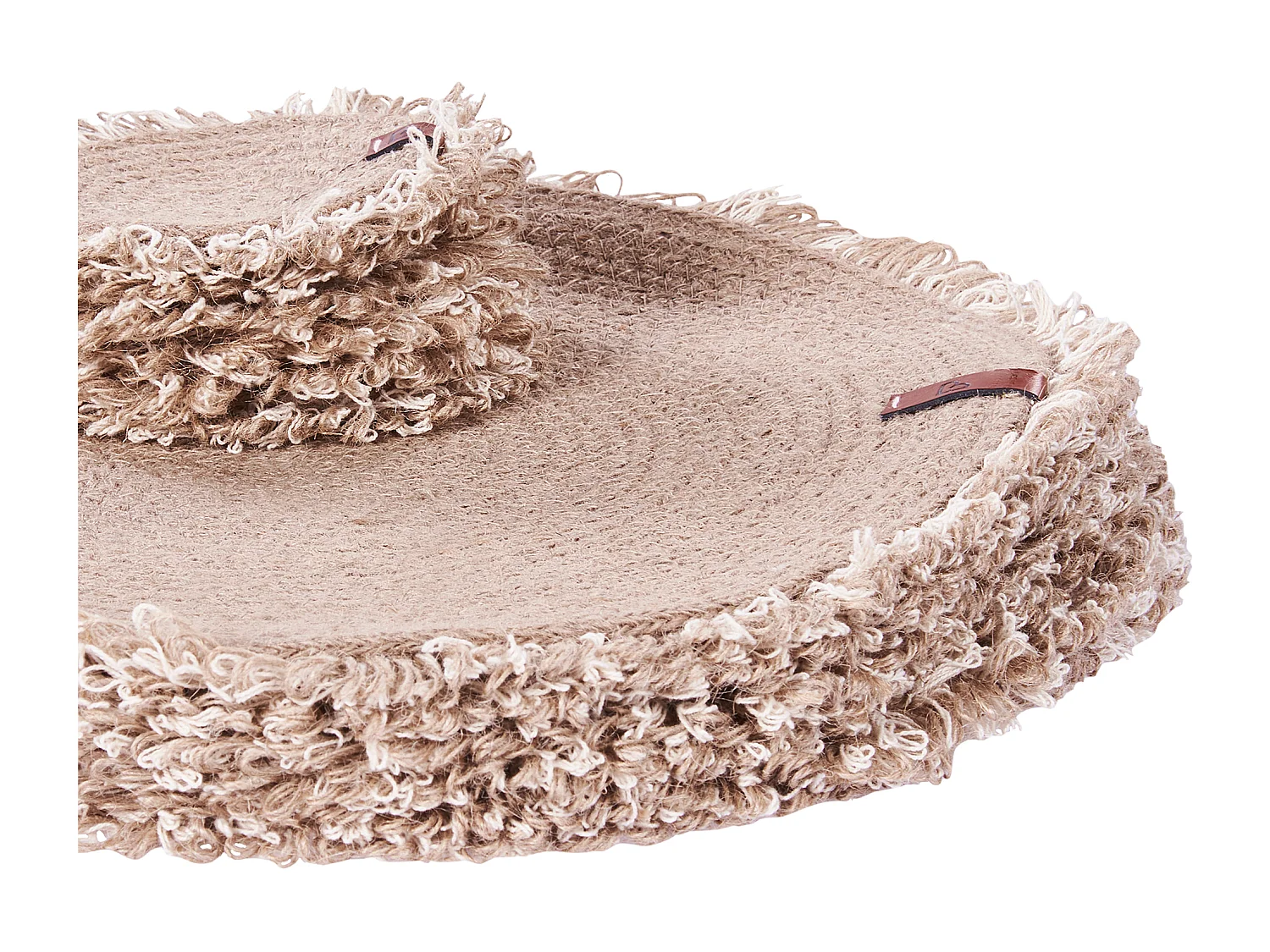 Ensemble sets de table et sous-verres RIBBERY Naturel Jute