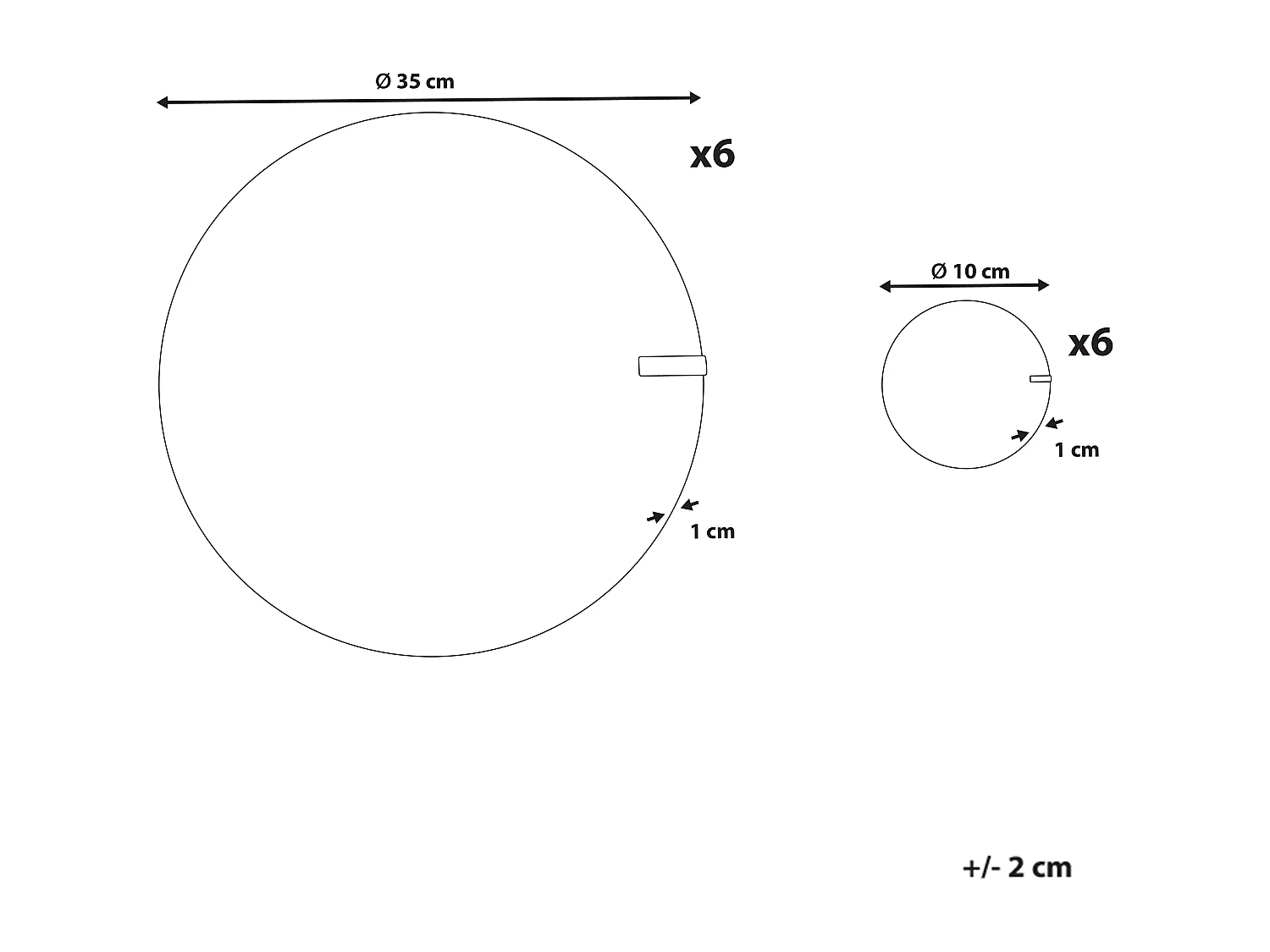 6 Personen Tischset mit Untersetzern Jute natürlich rund 12-teilig Boho Ribbery