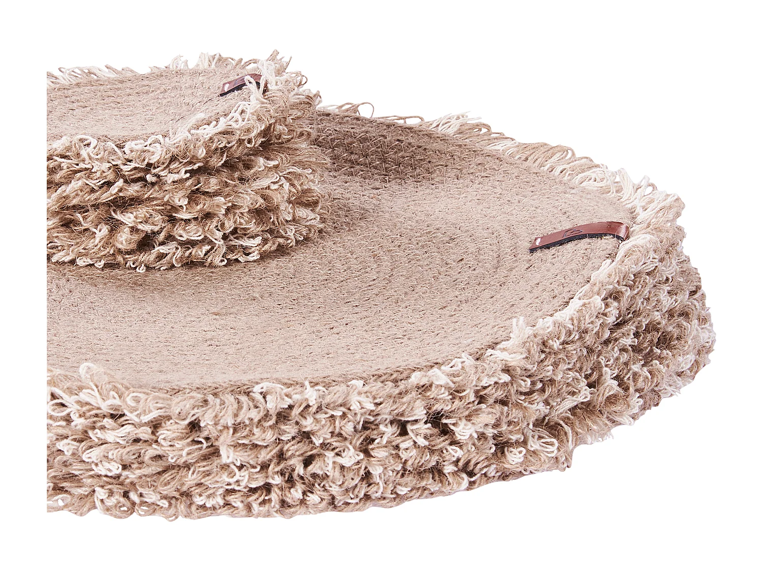 Ensemble sets de table et sous-verres RIBBERY Naturel Jute