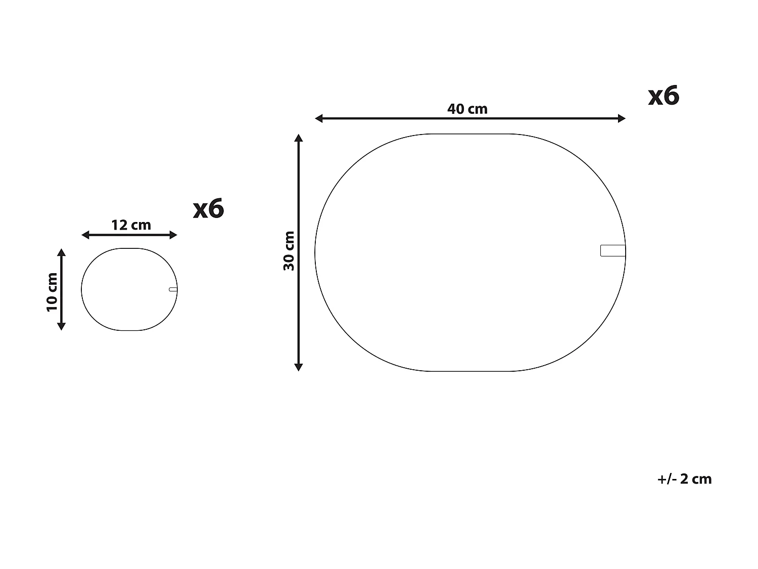 Set di tovagliette e sottobicchieri BUSHYLARK Naturale Iuta