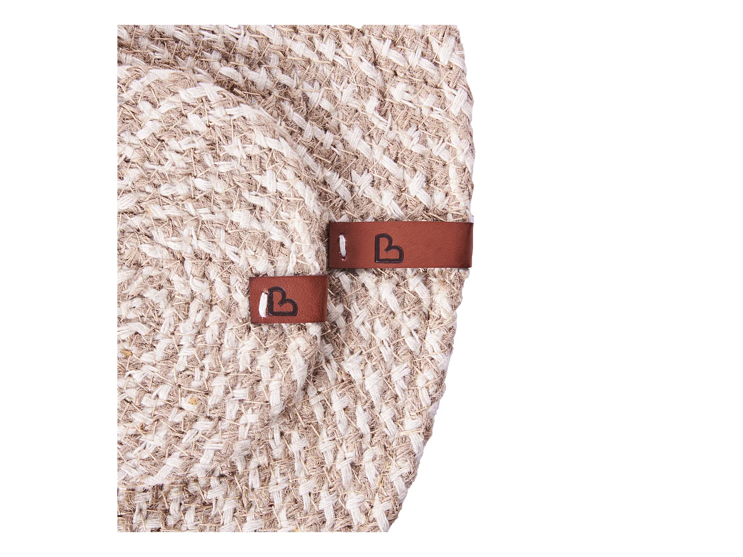 Conjunto de individuais e bases para copos PIPTURUS Natural Juta