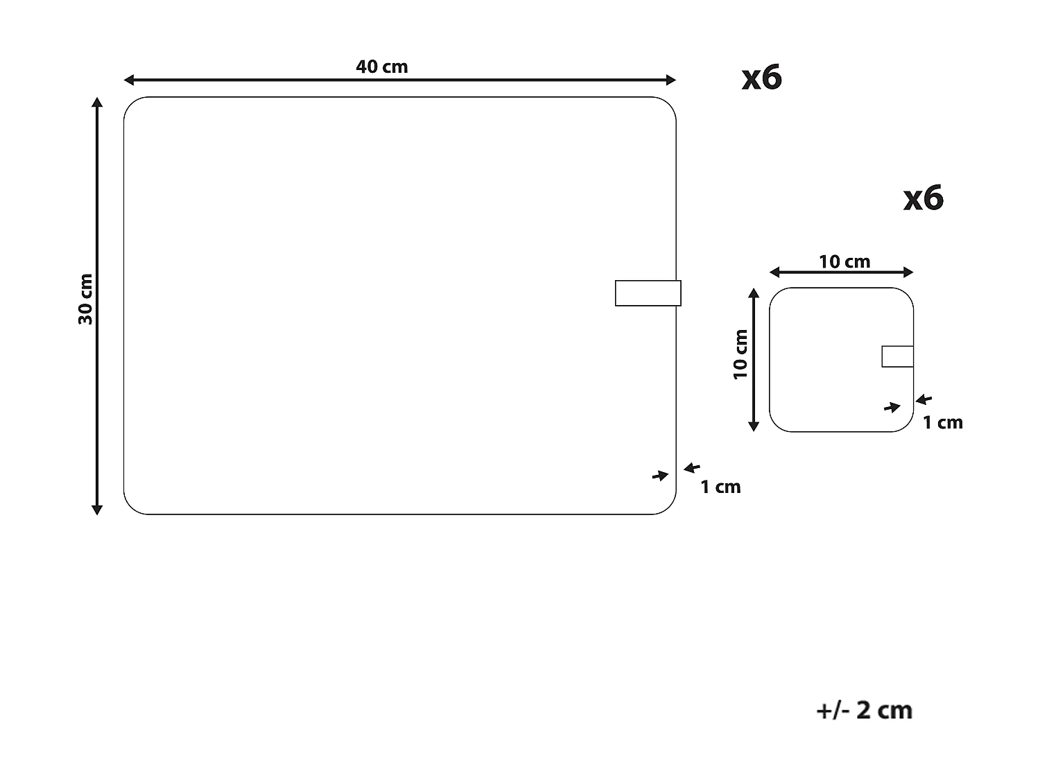 Set di tovagliette e sottobicchieri SALTBUSH Naturale Iuta
