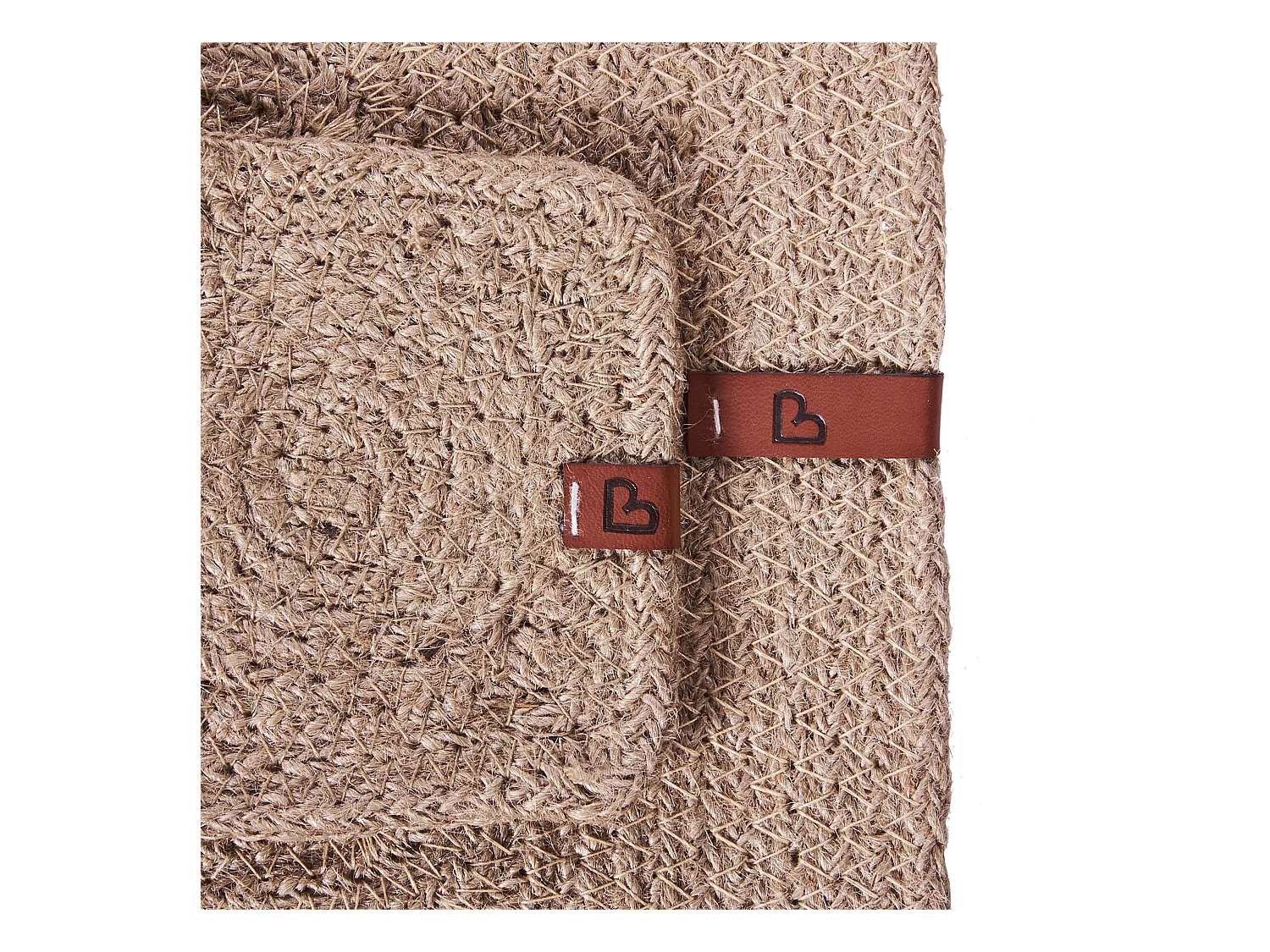 Zestaw 12 podkładek na stół SALTBUSH Naturalny Juta