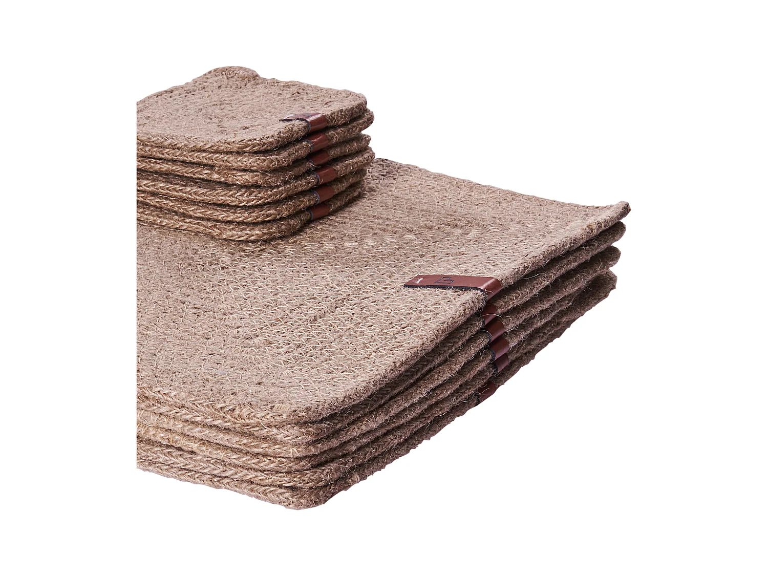 Zestaw 12 podkładek na stół SALTBUSH Naturalny Juta