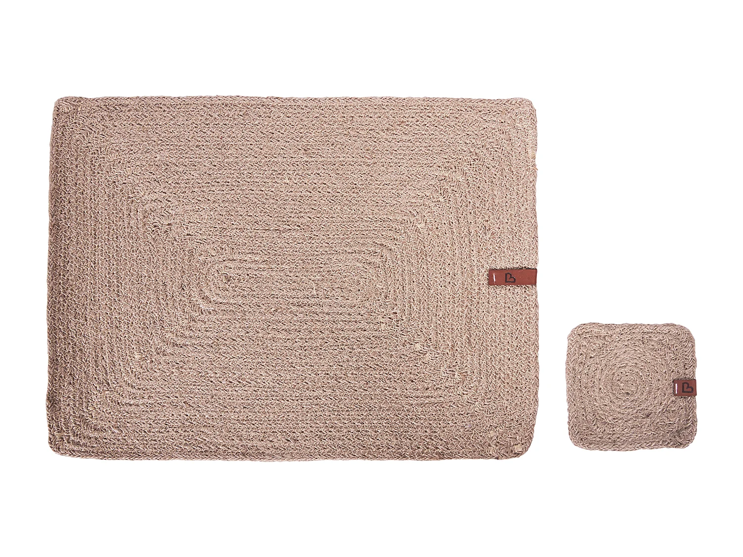 Ensemble sets de table et sous-verres SALTBUSH Naturel Jute