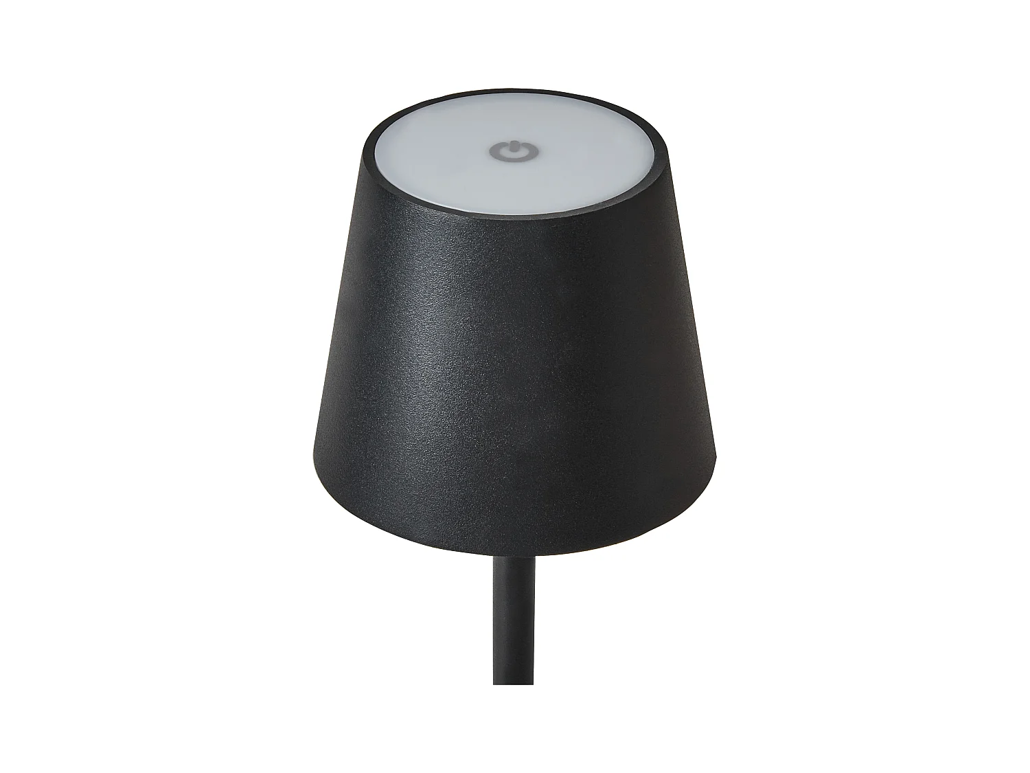 LED draadloze tafellamp BACEIRO Met dimmer Metaal Zwart