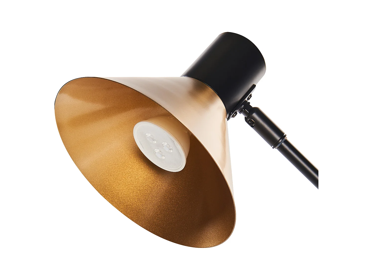 Lámpara de escritorio PINKEEN Metal Dorado