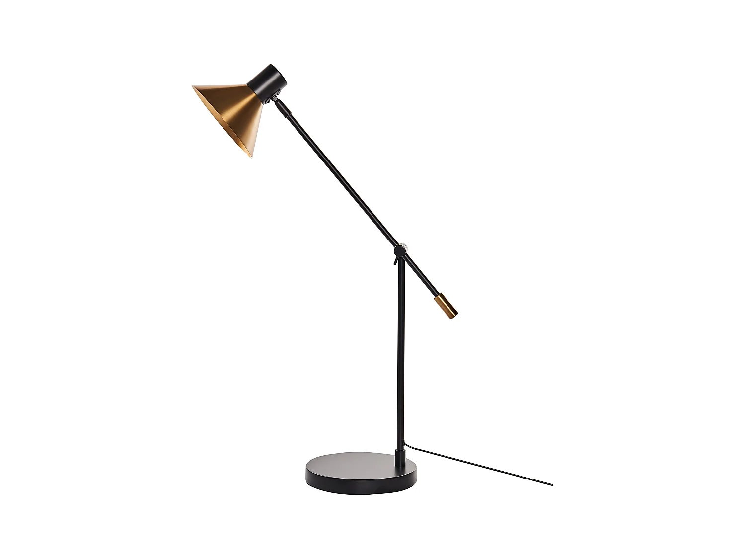 Lámpara de escritorio PINKEEN Metal Dorado