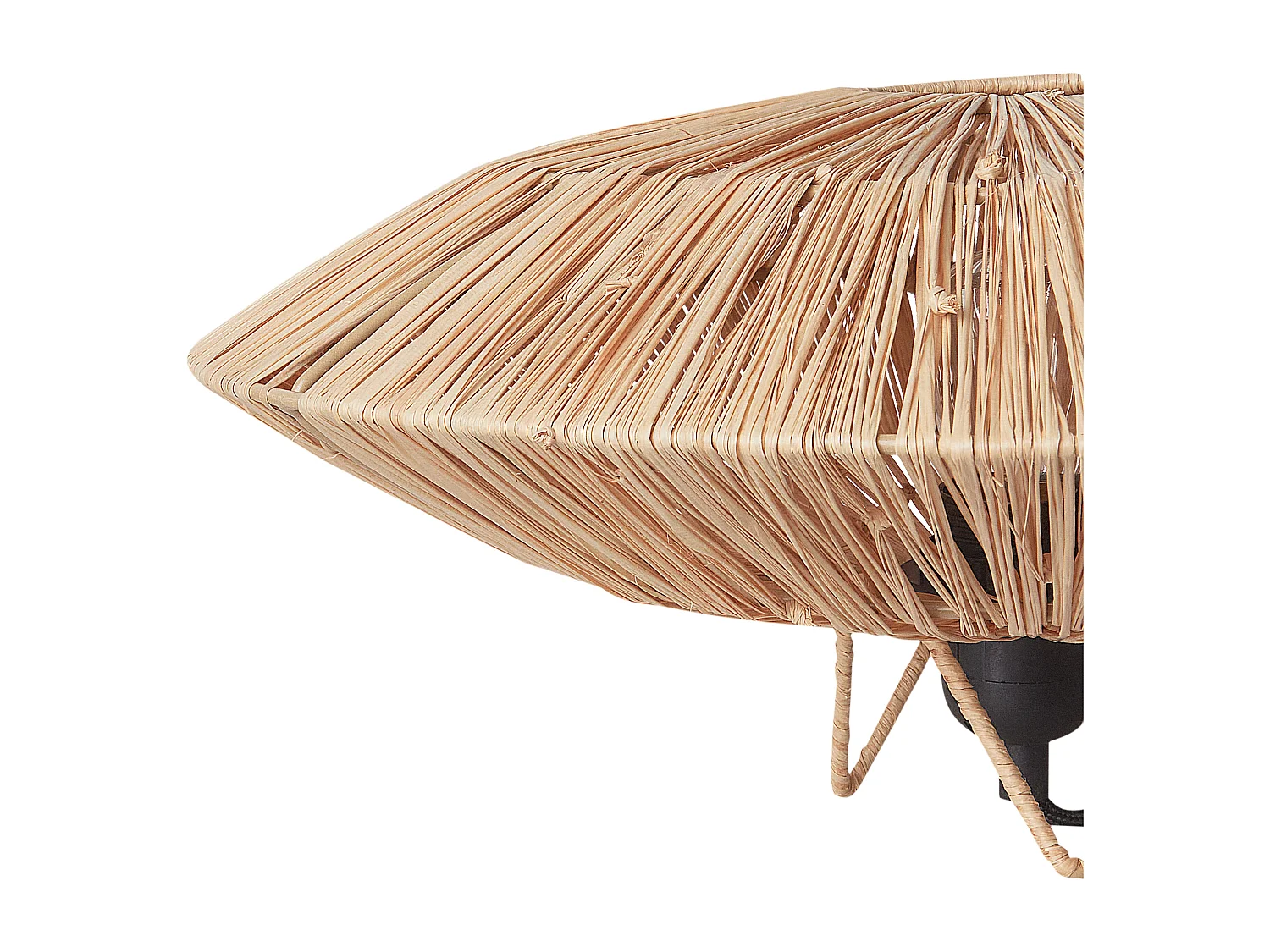 Lampada da tavolo MENTIRI Vimini Naturale