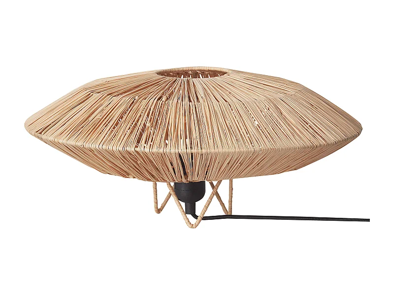 Lampada da tavolo MENTIRI Vimini Naturale