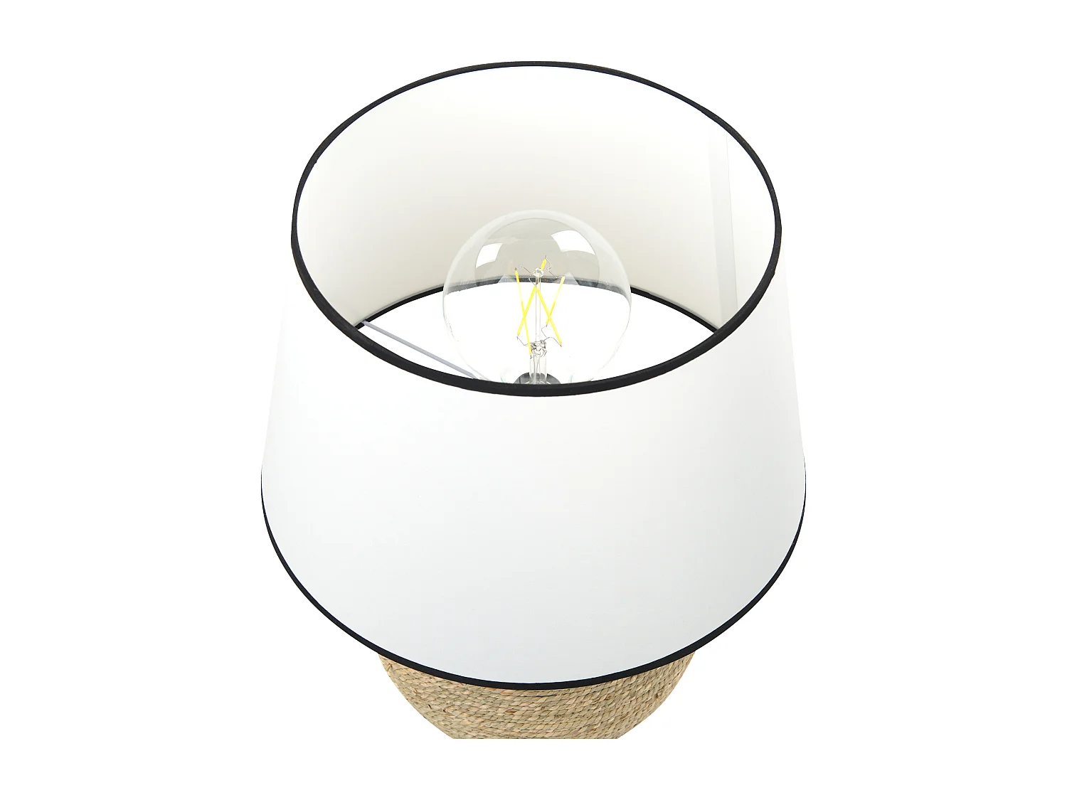 Lampe à poser GROWEE Osier Naturel