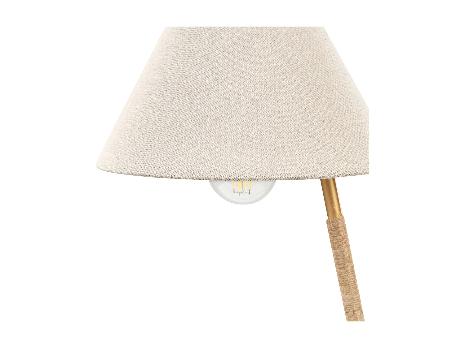 Lampe à poser FLEMING Métal Doré