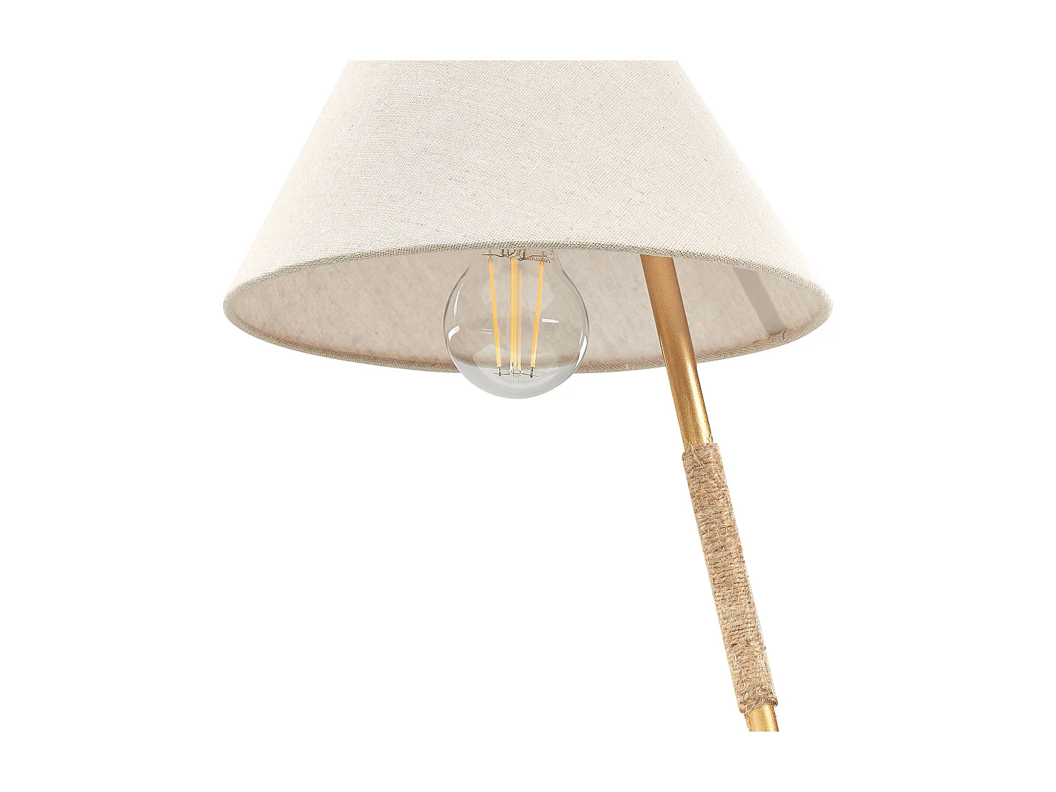 Lampe à poser FLEMING Métal Doré