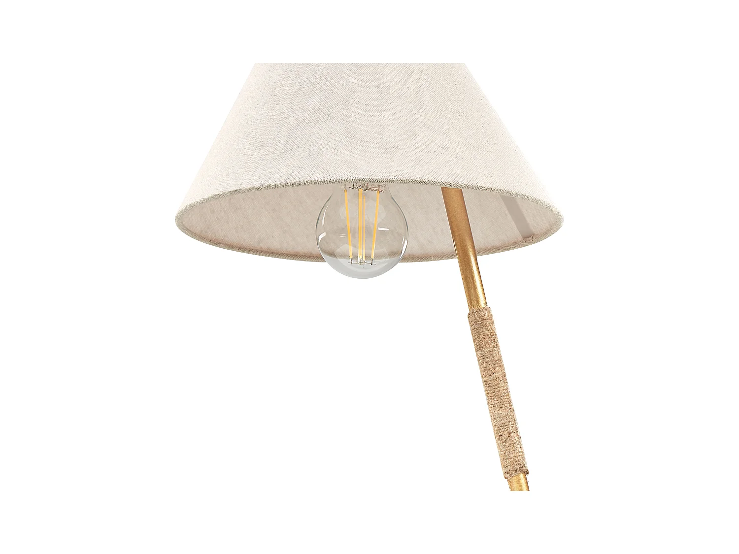 Tafellamp FLEMING Metaal Goud