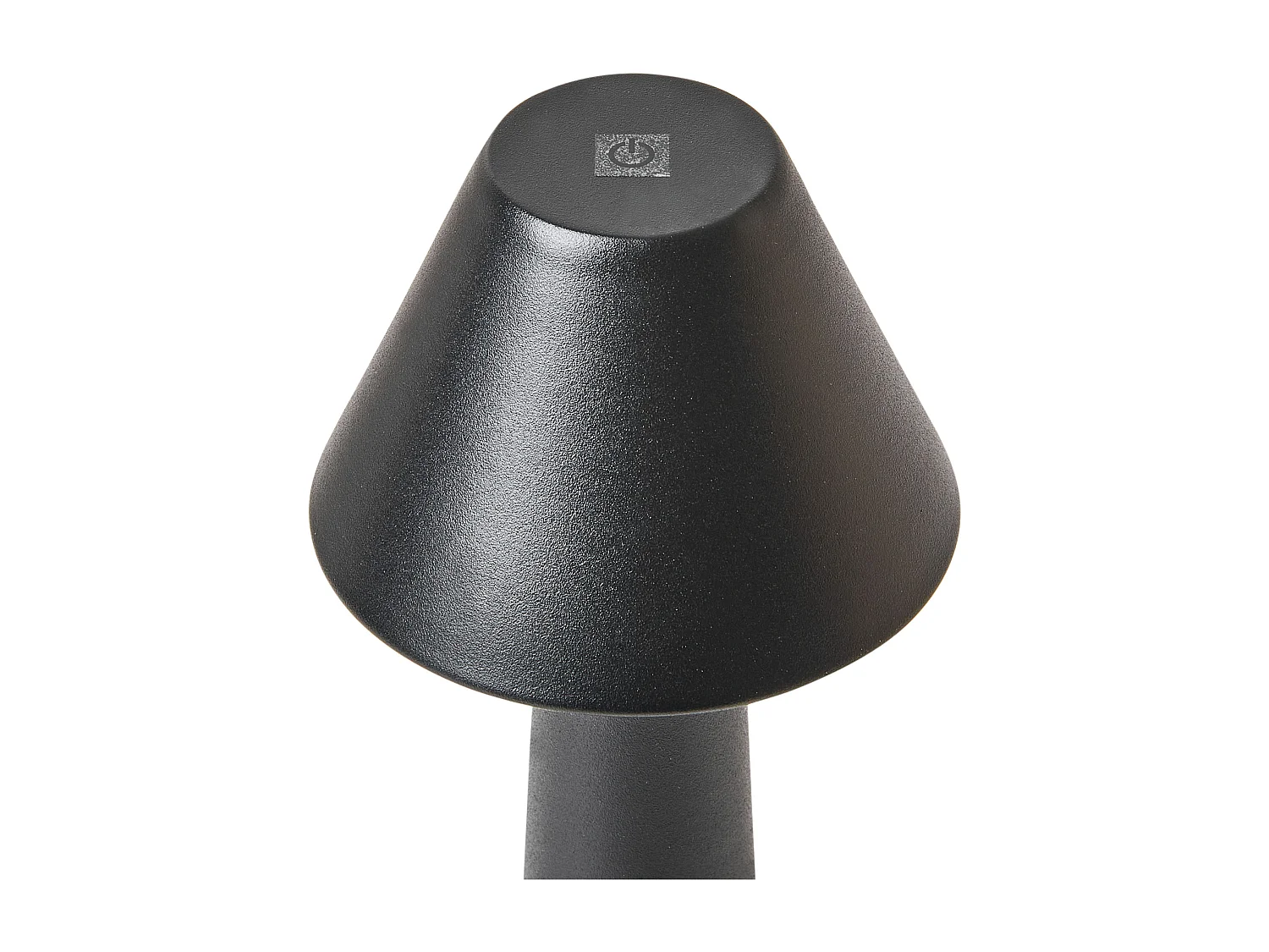 Conjunto de 2 lámparas LED inalámbricas de mesa JOANES con regulador de intensidad Metal Negro